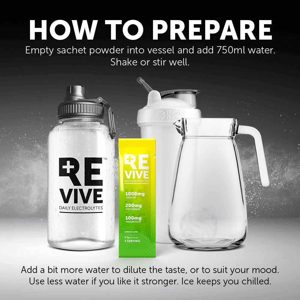 REVIVE - 30 Sachets Lemon Lime