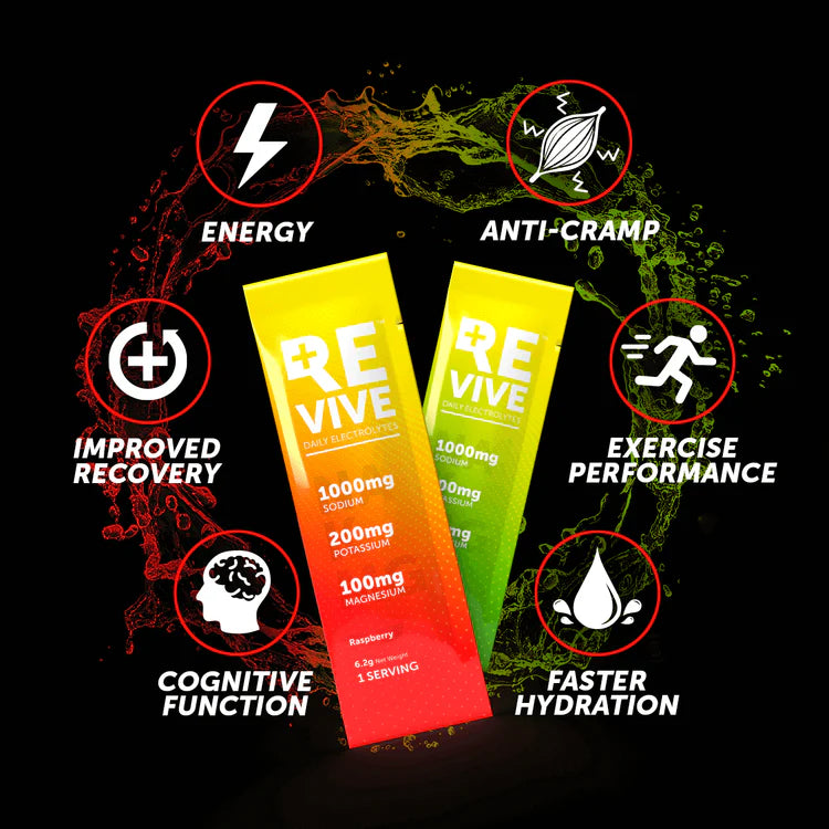 REVIVE - 30 Sachets Raspberry & Lemon Lime