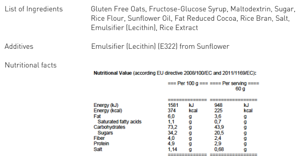 Maurten Solid 225 Cocoa
